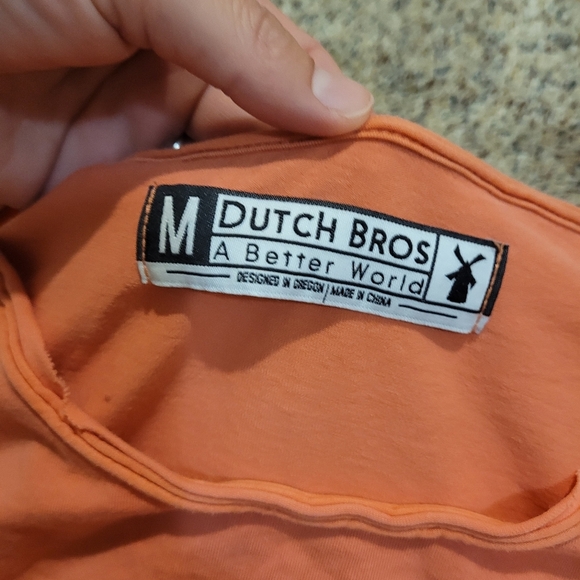 Dutch Bros Womens Shark Attack Shirt Size Medium - Picture 4 of 4